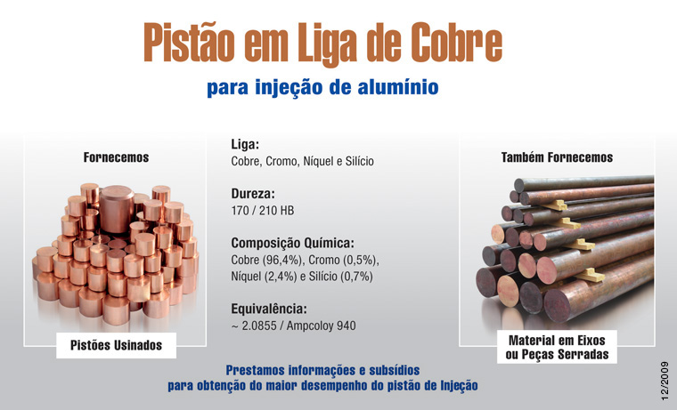  Câmara de Injeção, Câmara de Injeção com inserto de tungstênio, Câmara de Injeção de cerâmica, Pisto de injeção de liga de cobre, Pisto de injeção de aço, Sistema Rótula, Aparelho de injeção sob vácuo, Aparelho Pore Free. 